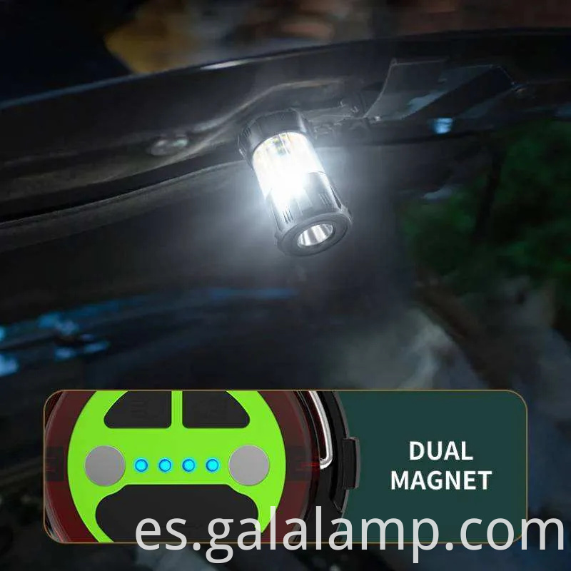 Ligera LED recargable ultra brillante para aventuras al aire libre